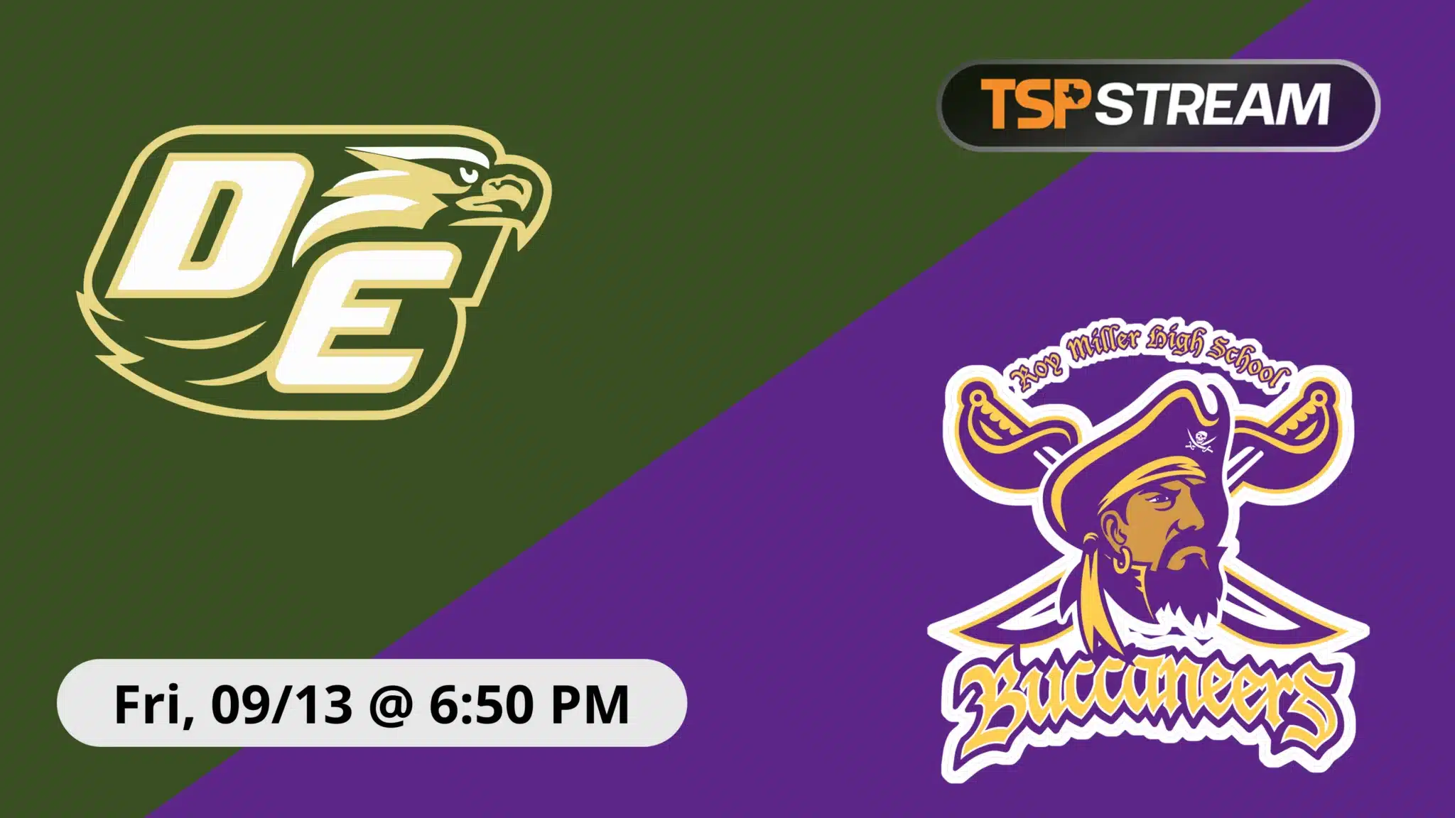 DeSoto vs Miller - Live High School Football on TSP