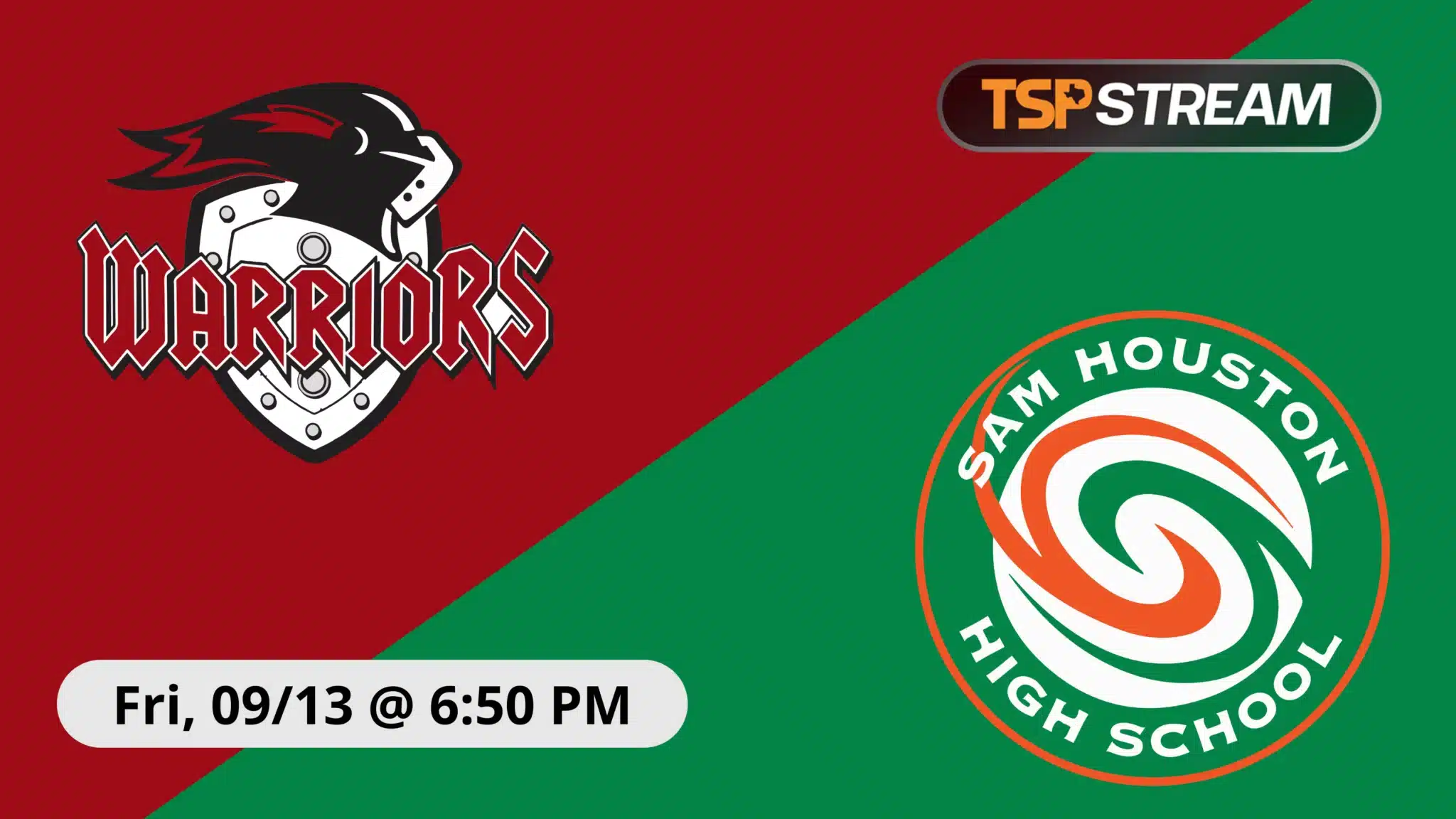 Victoria West vs Sam Houston - Live High School Football on TSP